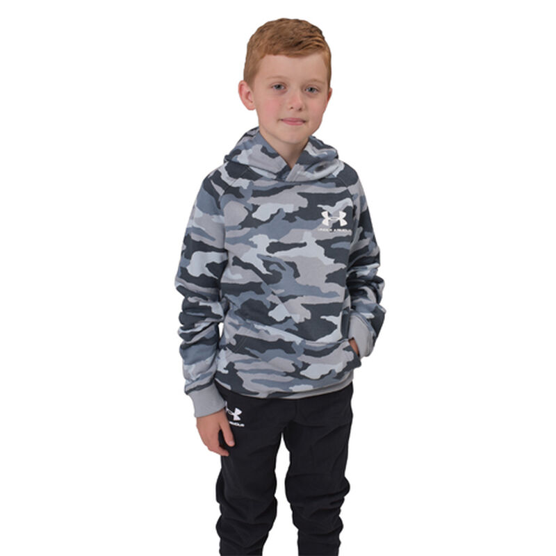 Under Armour Boys' Rival Camo Printed Hoodie image number 1