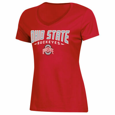 Knights Apparel Women's Ohio State Classic Arch Short Sleeve T-Shirt