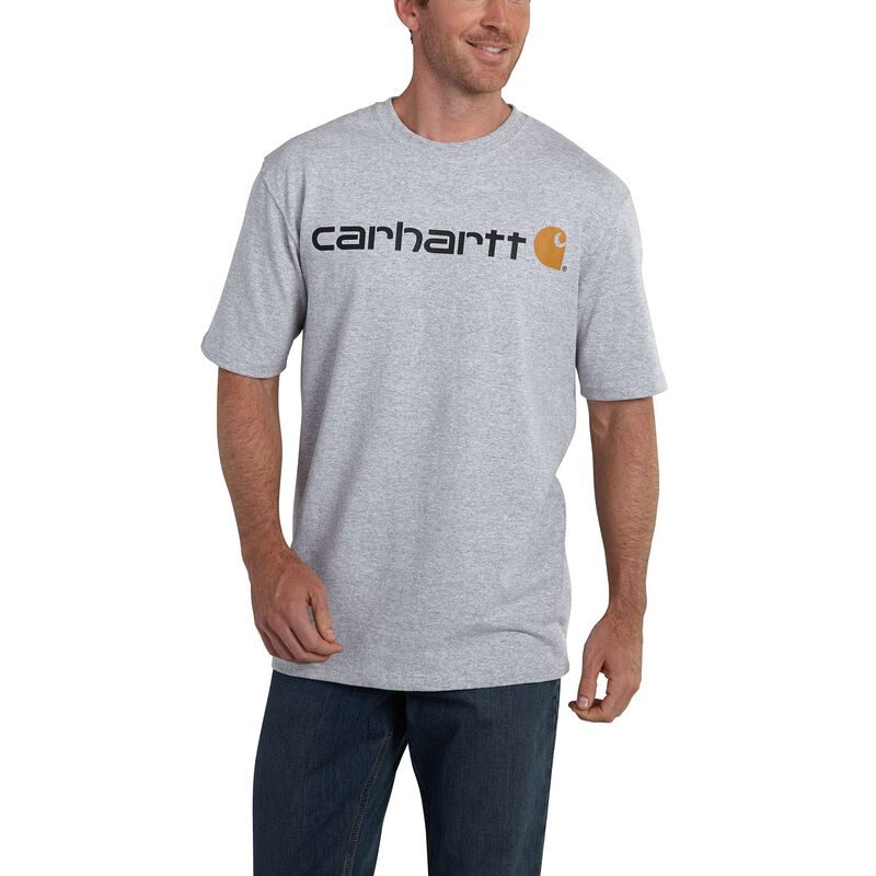 Carhartt Loose Fit Heavyweight Short-Sleeve Logo Graphic T-Shirt image number 0