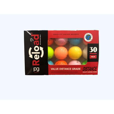 Reload 30 pack Multi Colored Golf Balls