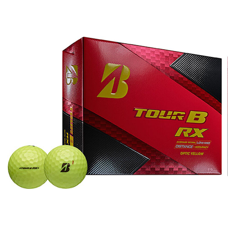 Bridgestone Tour B RX Optic Yellow Golf Balls, , large image number 1