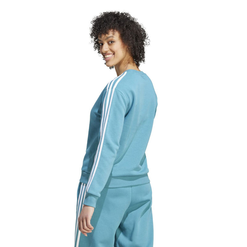 adidas Women's Essentials 3-Stripes Fleece Sweatshirt image number 4