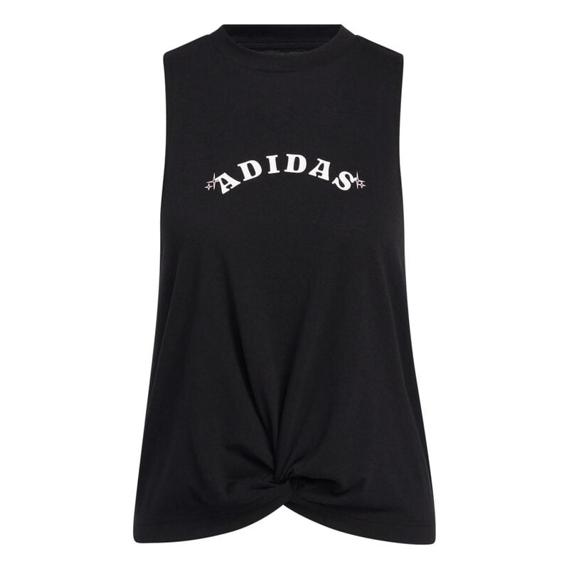 adidas Women's Bloom Knotted Tank Top image number 0