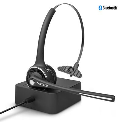 Naztech N980 BT Over-the-Head Headset with Charging Base