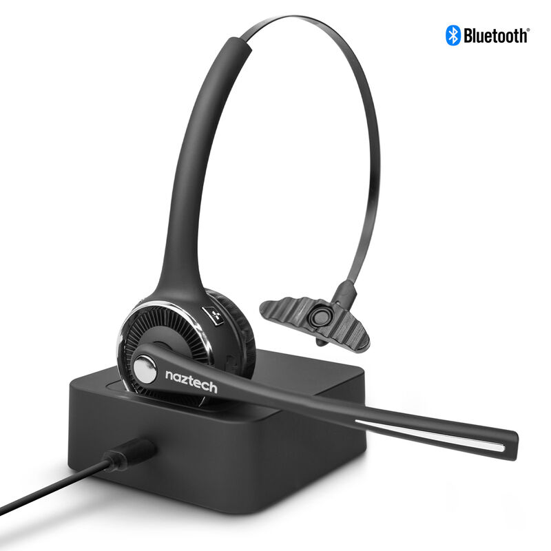 Naztech N980 BT Over-the-Head Headset with Charging Base image number 0