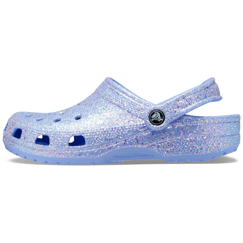 Crocs Women's Classic Glitter Moon Jelly Clogs image number 1