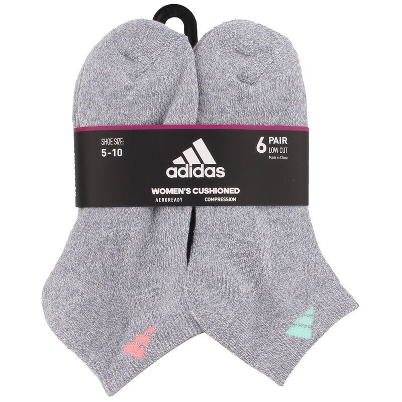 adidas Adidas Women's Athletic Cushioned 6-Pack Low Cut Sock image number 0