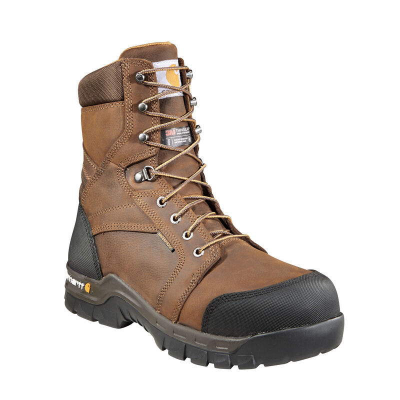Carhartt Rugged Flex WP Ins. 8" Composite Toe Work Boot image number 1