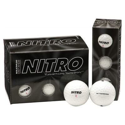 Nitro Golf Maximum Distance Golf Balls Dozen