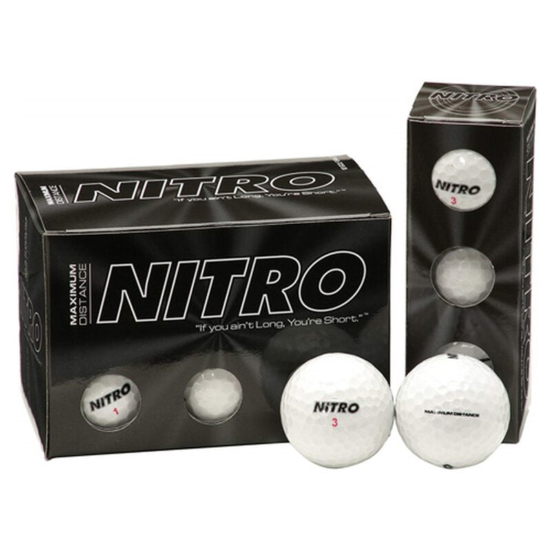 Nitro Golf Maximum Distance Golf Balls Dozen image number 0