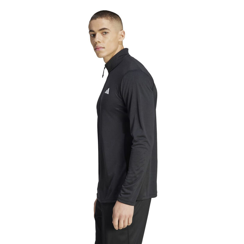 adidas Men's Train Essentials Seasonal Training 1/4-Zip Long Sleeve Sweatshirt image number 5
