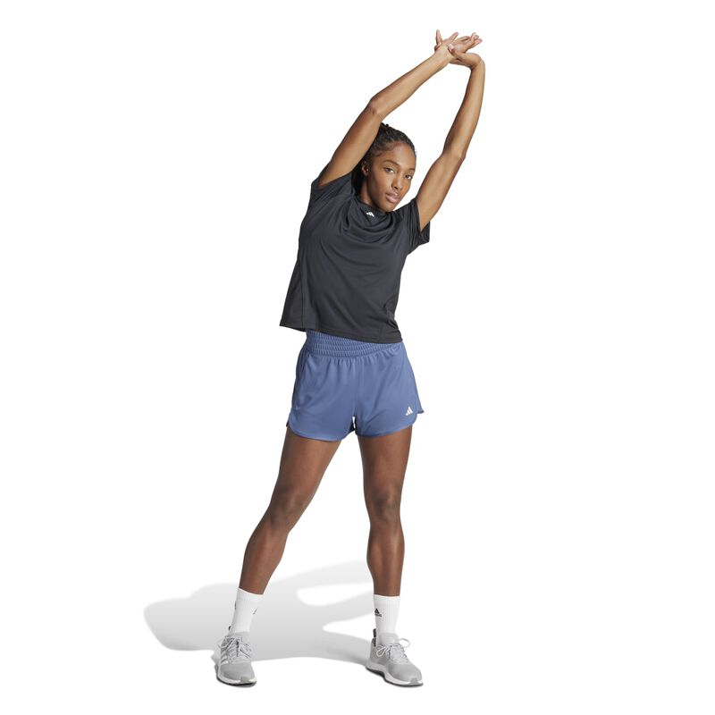 adidas Women's Knit High-Rise Shorts image number 3