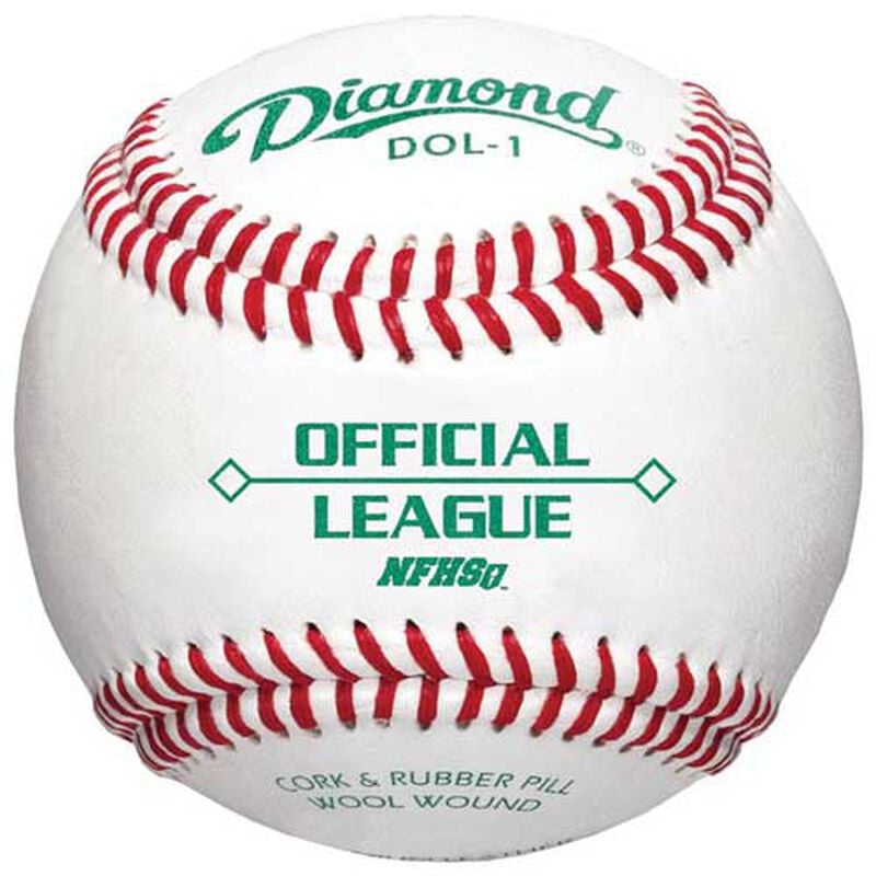 DOL-1 Official League NFHS Baseball, , large image number 0