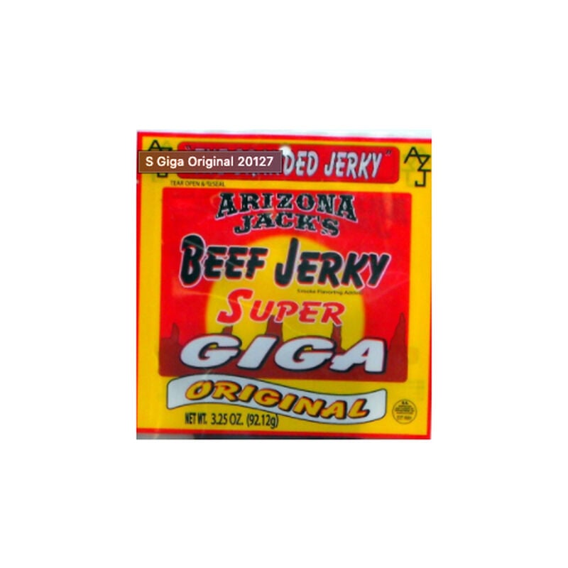 Arizona Jacks Original Super Giga Bite Beef Jerky image number 0