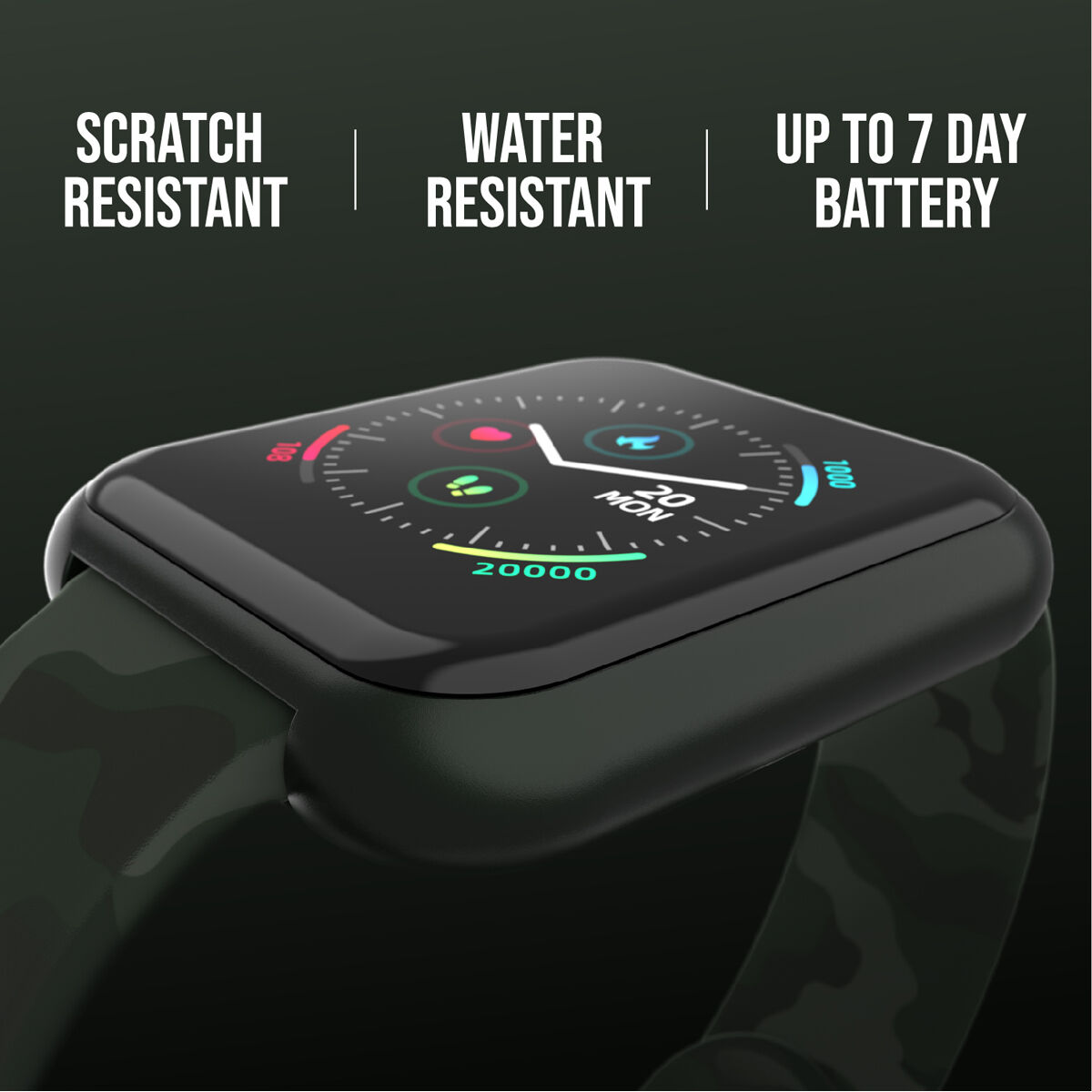 Itouch Air 3 Smartwatch Silver Case with Silver Mesh Strap