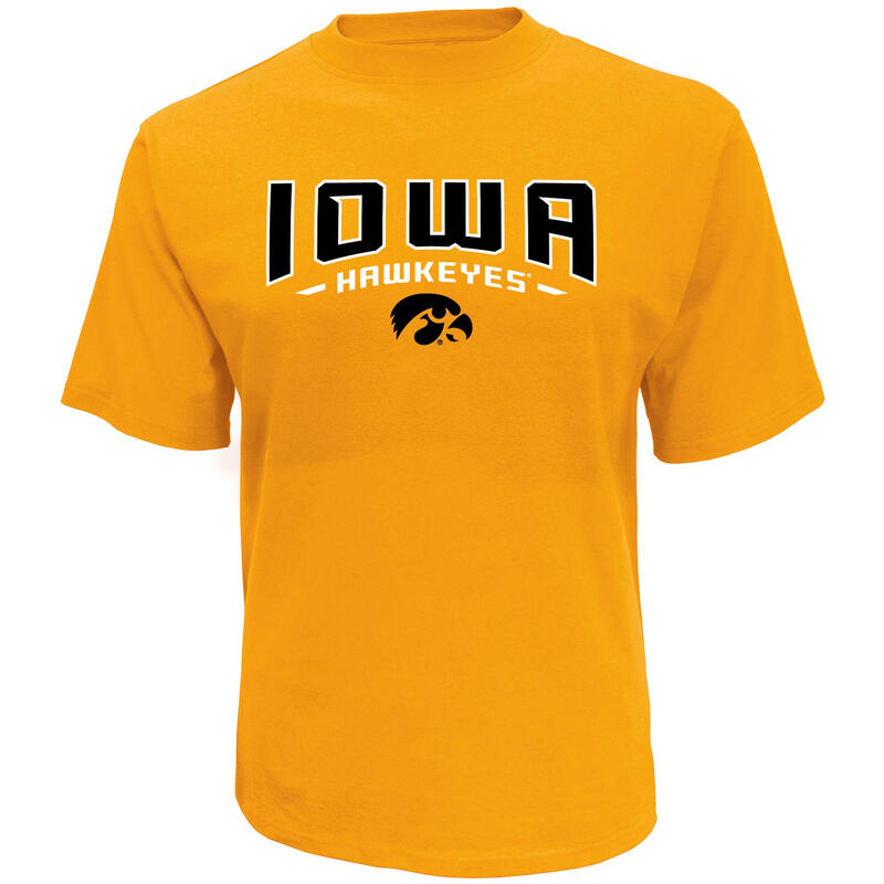 Knights Apparel Men's Short Sleeve Iowa Classic Arch Tee image number 0