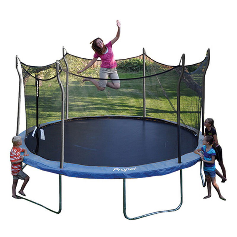 14' Trampoline with Fun-Ring Enclosure, , large image number 0