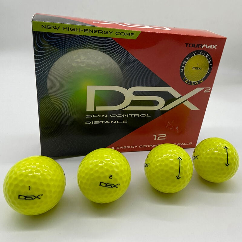 TourMax DSX2 Yellow Dozen Golf Balls, , large image number 0