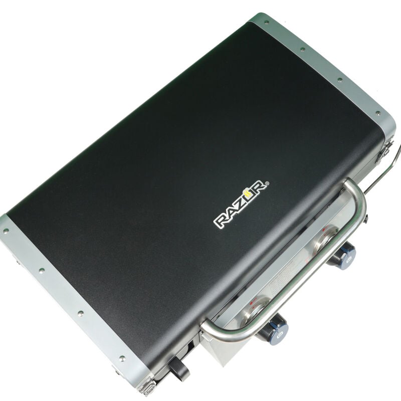 Razor 2-Burner Portable LP Gas Griddle with Lid image number 2