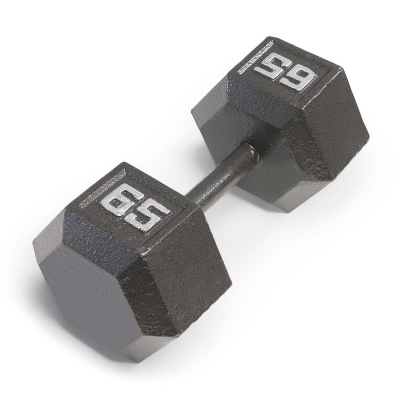 Marcy 65lb Cast Iron Hex Dumbbell image number 0