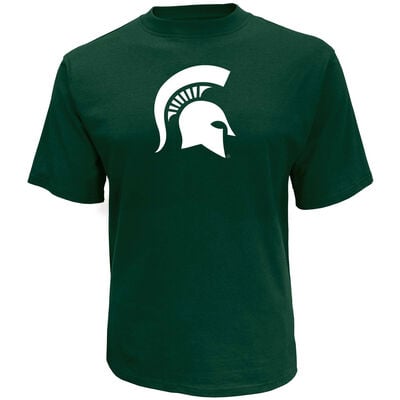 Knights Apparel Men's Michigan State Oversized Logo Short Sleeve T-Shirt