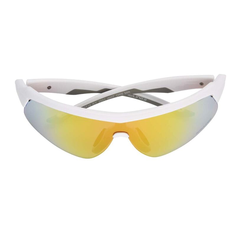 Rawlings Youth Youth White Orange Shield Marquis Sunglasses image number 3
