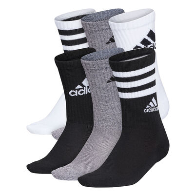 adidas Adidas Youth Cushioned Mixed 6-Pack Crew Sock