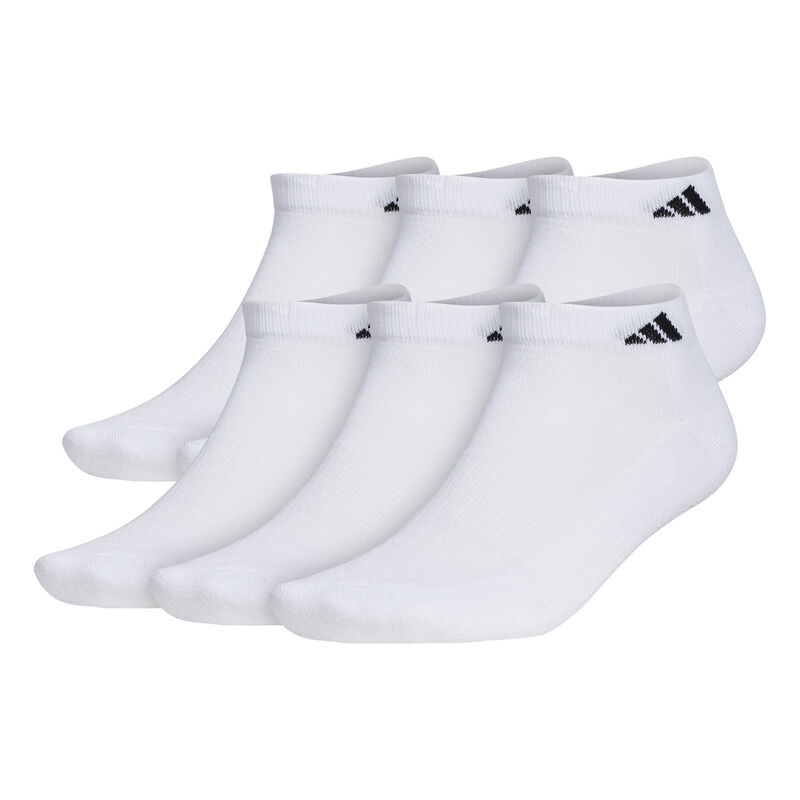 adidas Men's Athletic Cushioned 6-Pack Low Cut Socks image number 0