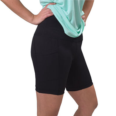 Yogalux Women's Lux High Rise 7" Side Pocket Shorts