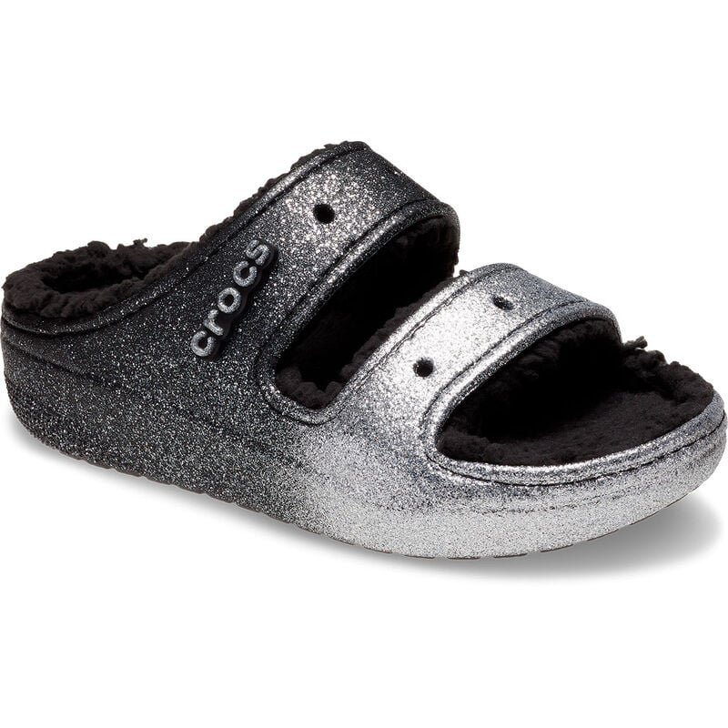 Crocs Women's Cozy Glitter Lined Clogs image number 1