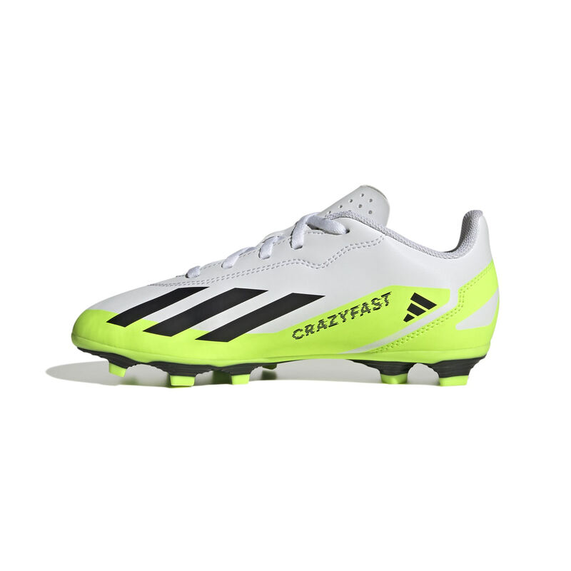 adidas Youth X Crazyfast.4 Flexible Ground Soccer Cleats image number 3