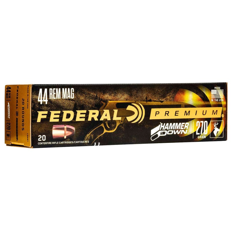 Federal .44 Mag Hammer Down 270GR Ammunition image number 0