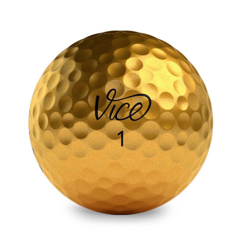 Vice Golf ProPlus Gold Vice 12 Pack Golf Balls image number 1