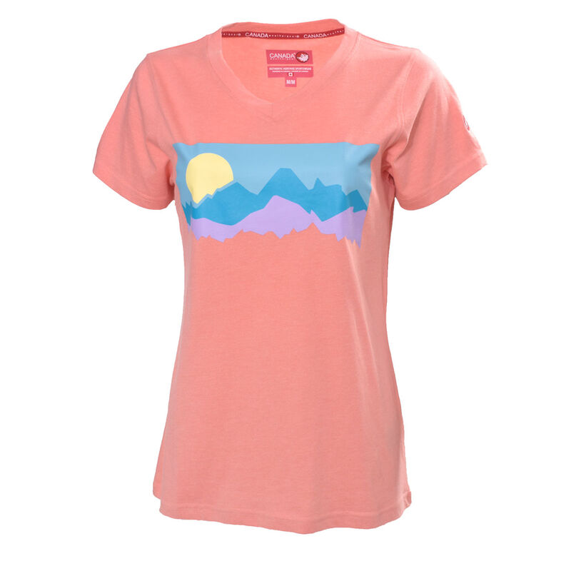 Canada Weather Gear Women's Short Sleeve V-Neck T-Shirt image number 0