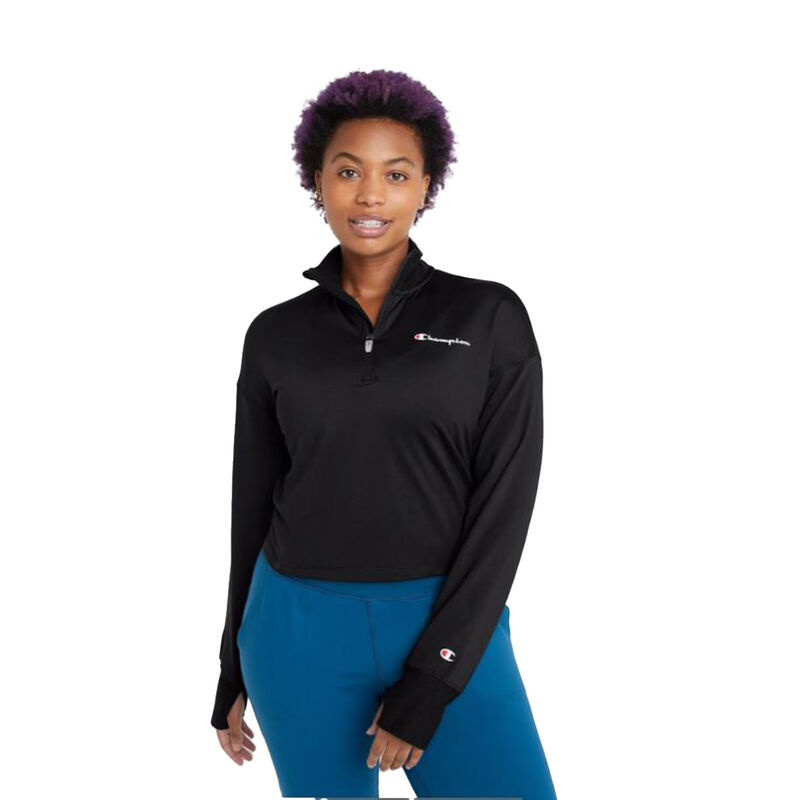 Champion Women's Soft Touch Quarter Zip image number 0