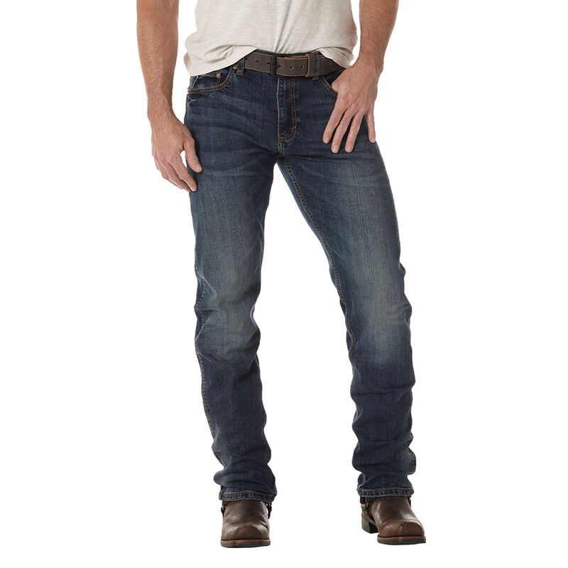 Wrangler Men's Retro Slim Straight Jeans image number 1