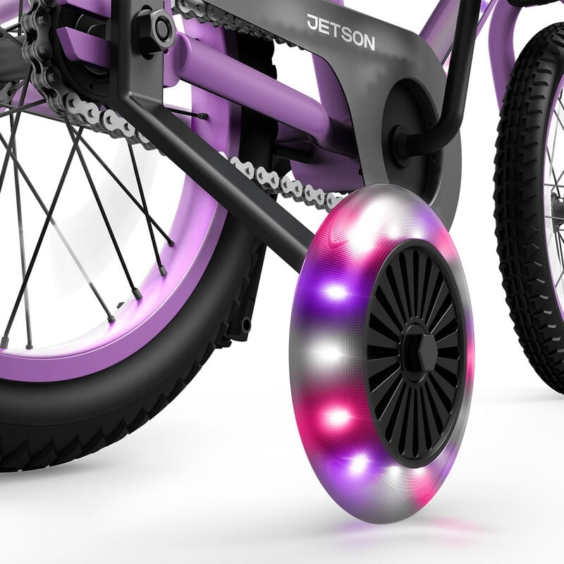 Jetson JLR M Light Up Bike 16" Wheels, Purple image number 2