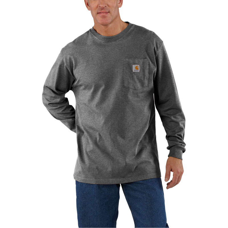 Carhartt Loose Fit Heavyweight Long-Sleeve Pocket T-Shirt image number 0