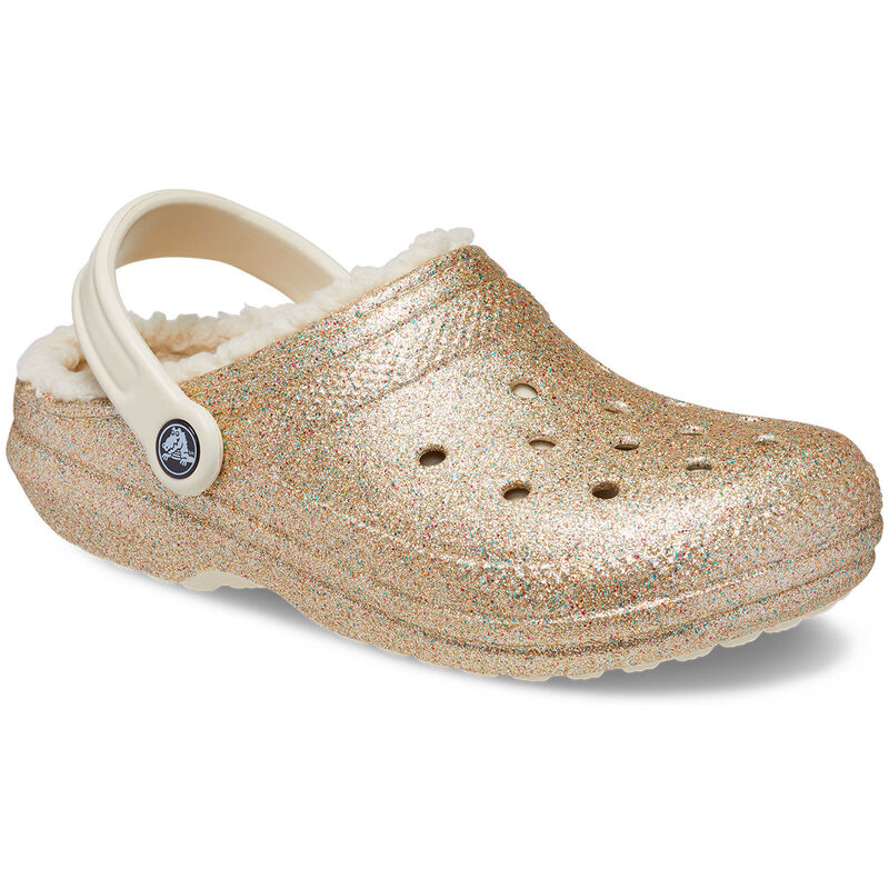 Crocs Women's Classic Lined Multi Gold Clogs image number 1