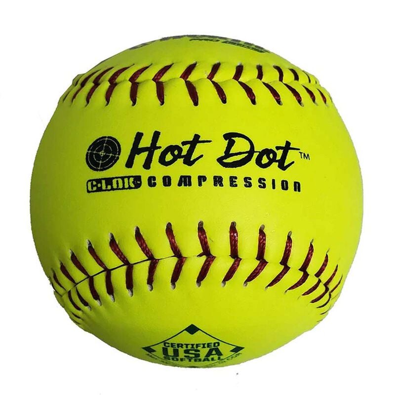 Worth 12" ASA Hot Dot .52/300 Fastpitch Softball image number 0