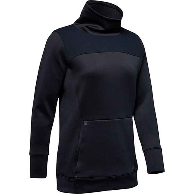 Women's ColdGear Armour Hybrid Pullover, Black, large image number 0