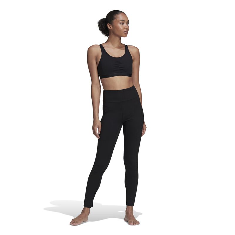 adidas Women's Yoga Essentials High-Waisted Leggings image number 5