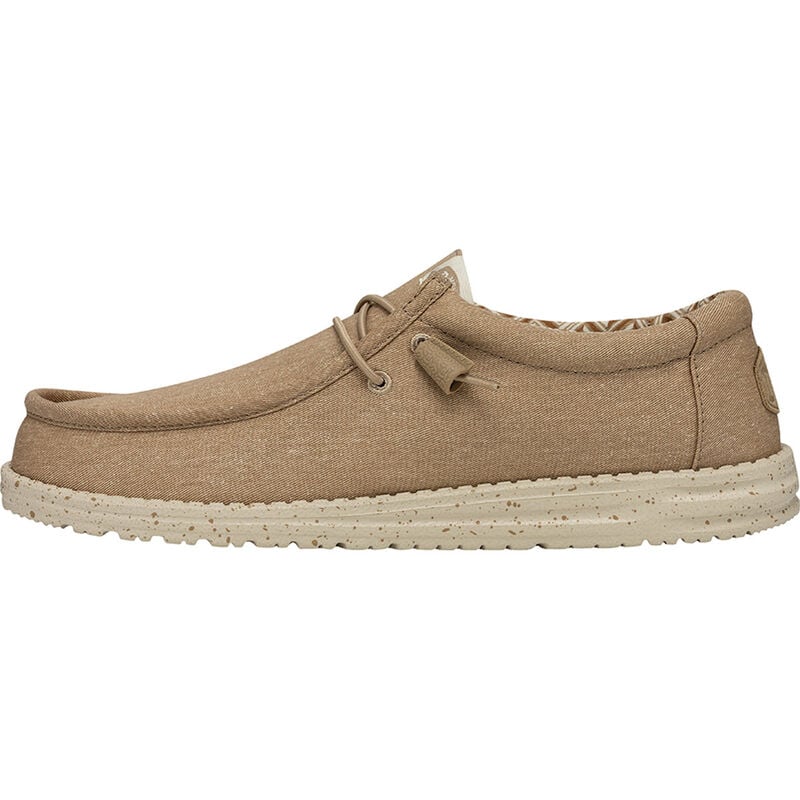 HeyDude Men's Wally Stretch Canvas Tan image number 0