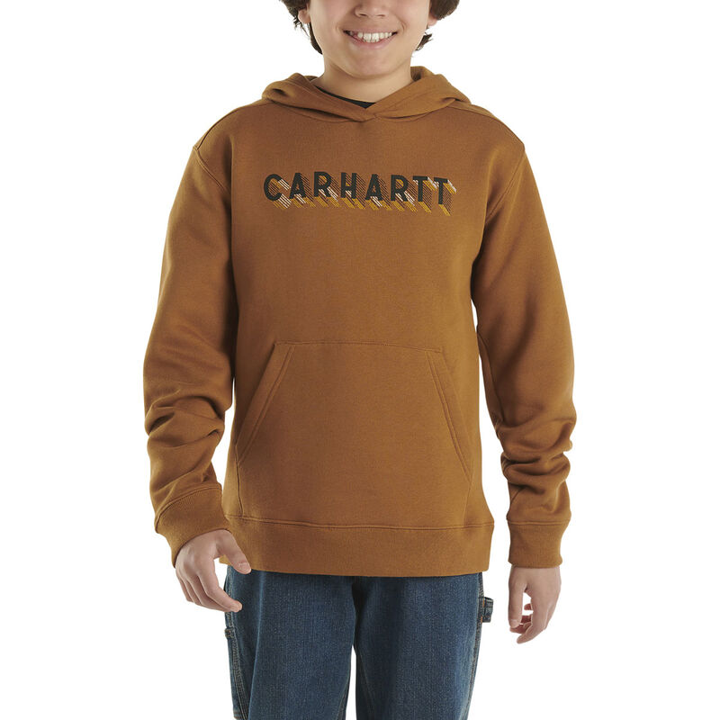Carhartt Boys' Logo Hoodie image number 0