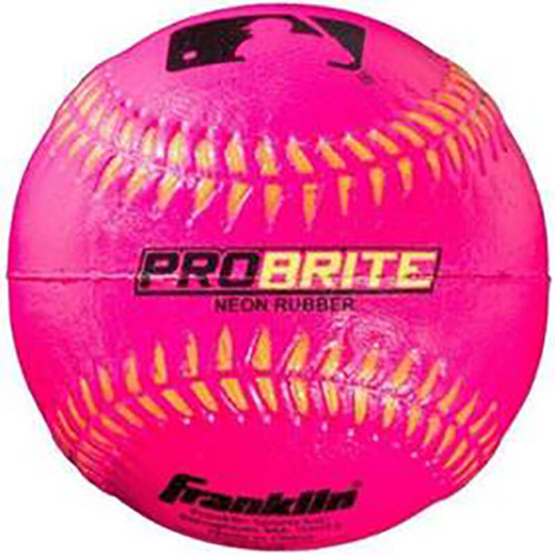 Franklin MLB Neon Rubber Ball image number 1