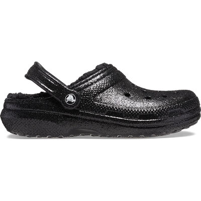 Crocs Classic Lined Black Glitter