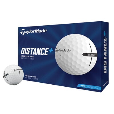 Taylormade Distance Plus White 12 Pack Golf Balls