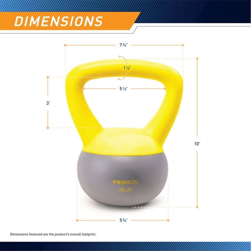 Proiron 8 lb. Soft Kettlebell image number 4