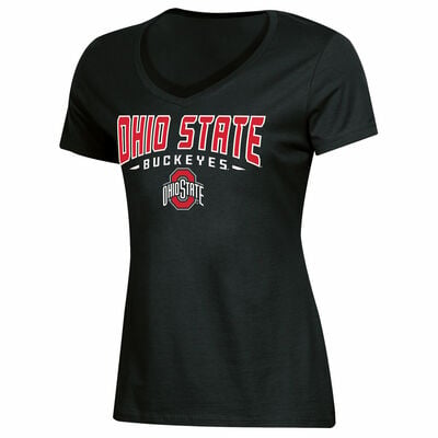 Knights Apparel Women's Ohio State Classic Arch Short Sleeve T-Shirt