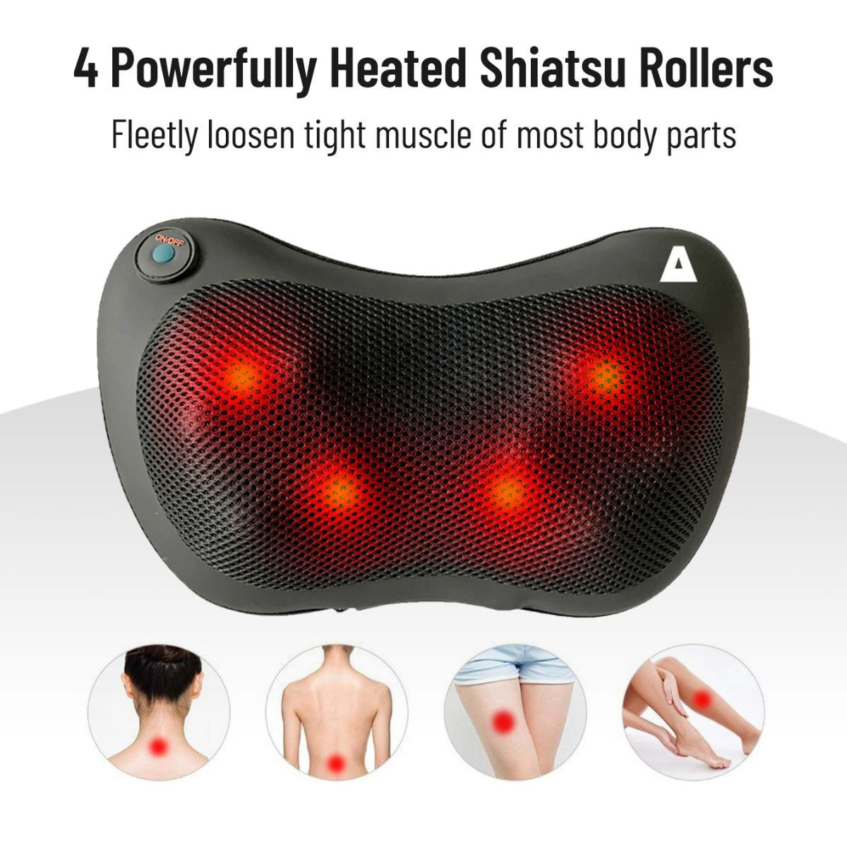 Trakk Shiatsu Car And Home Massager With Heat Trakk Shiatsu Car And Home Massager With Heat